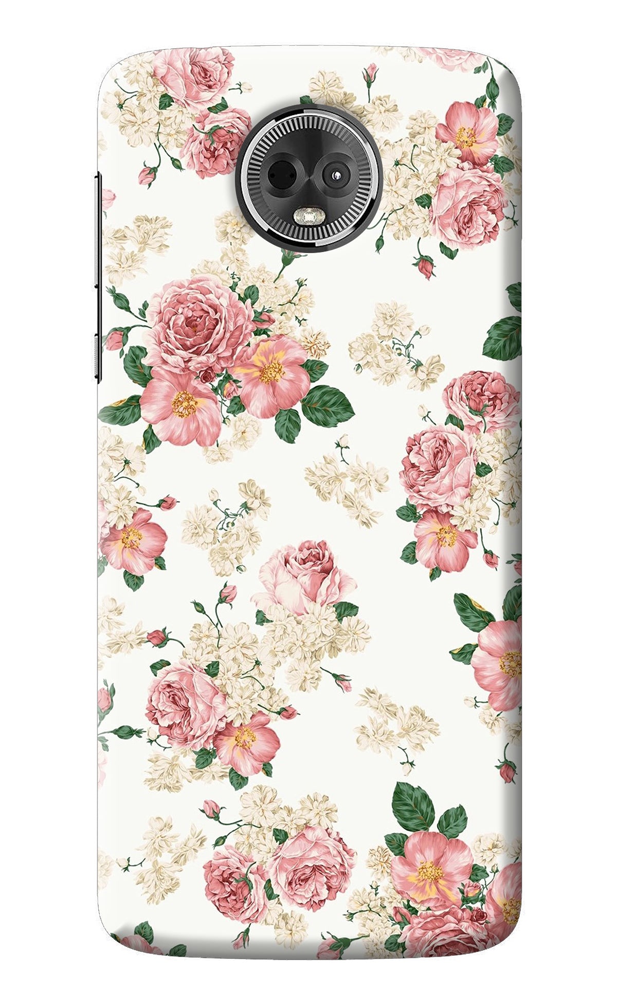 Flowers Moto E5 Plus Back Cover