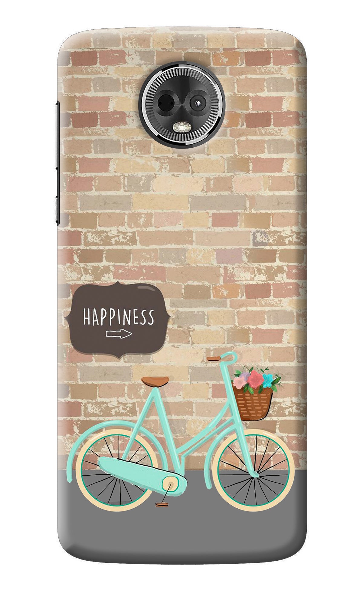 Happiness Artwork Moto E5 Plus Back Cover