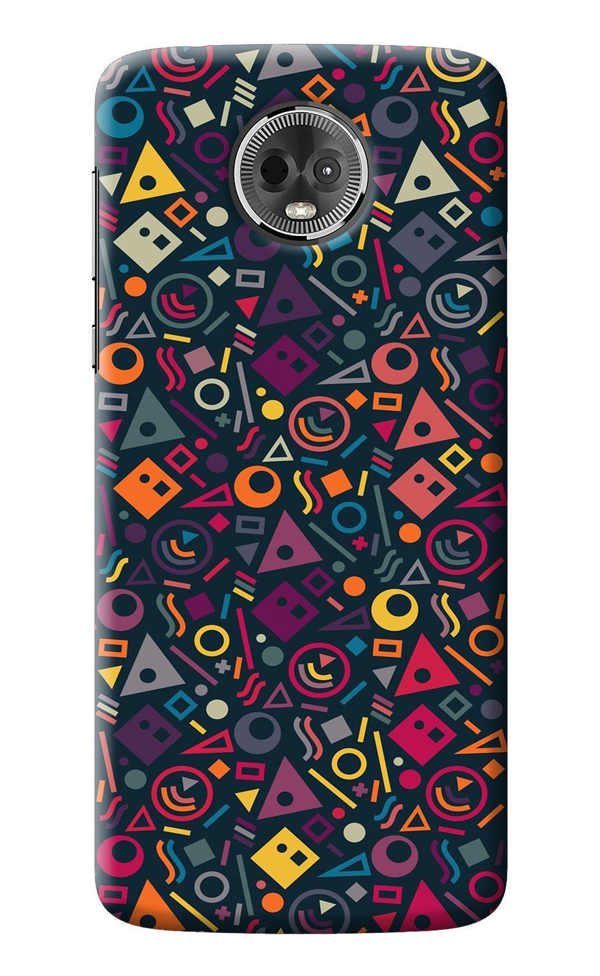 Geometric Abstract Moto E5 Plus Back Cover