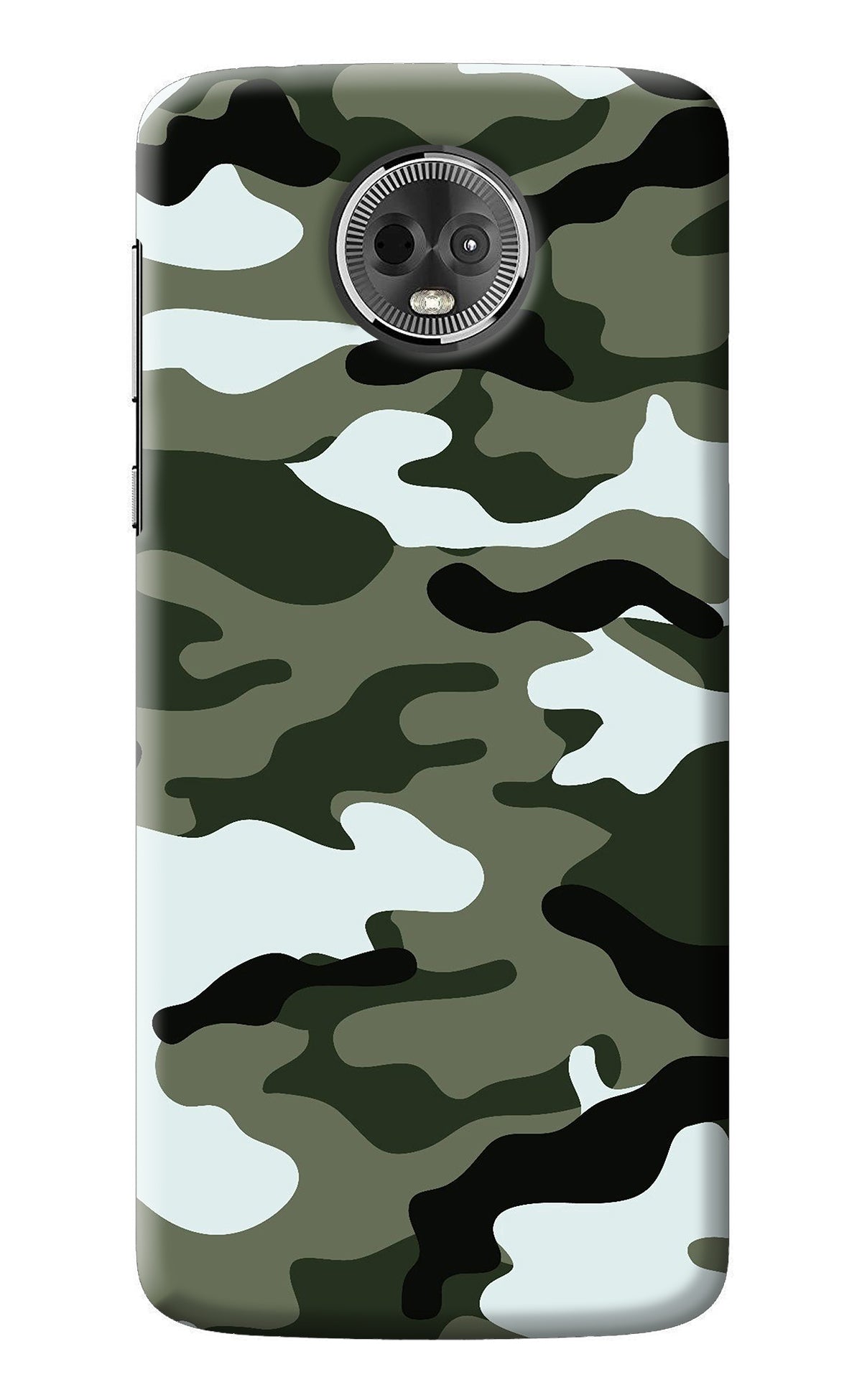 Camouflage Moto E5 Plus Back Cover