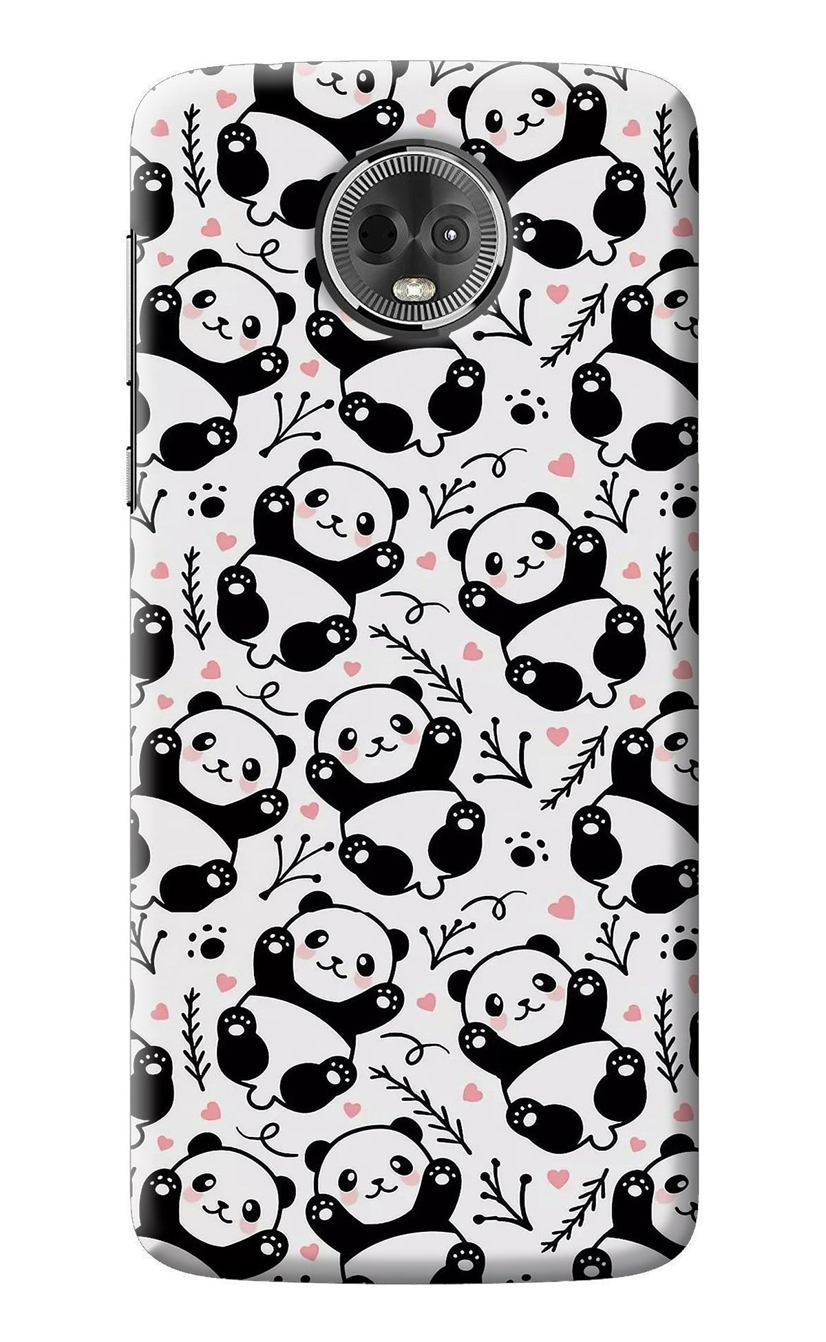 Cute Panda Moto E5 Plus Back Cover