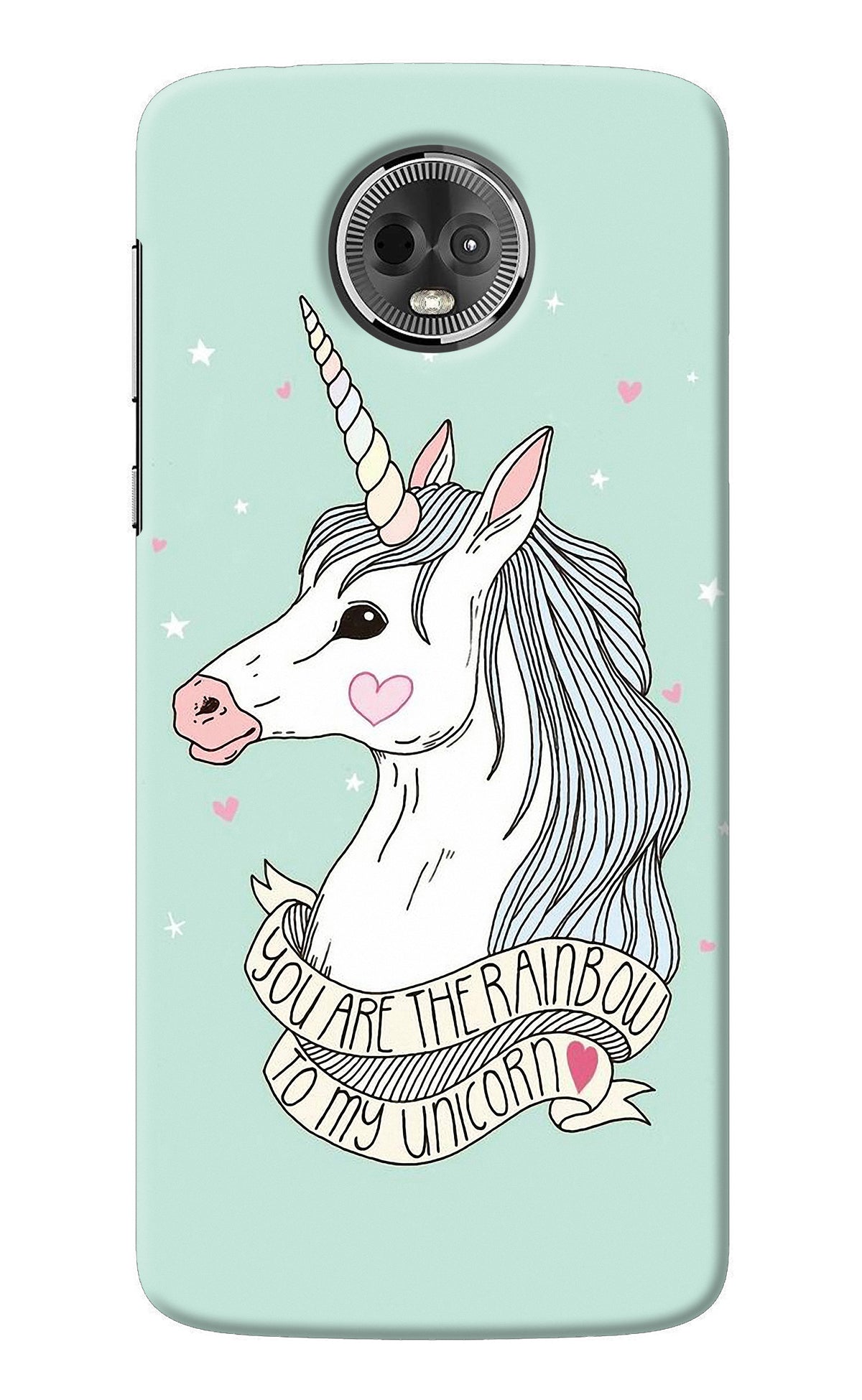 Unicorn Wallpaper Moto E5 Plus Back Cover