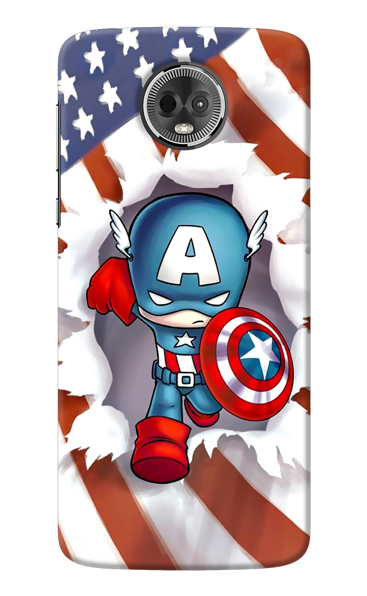 Captain America Moto E5 Plus Back Cover