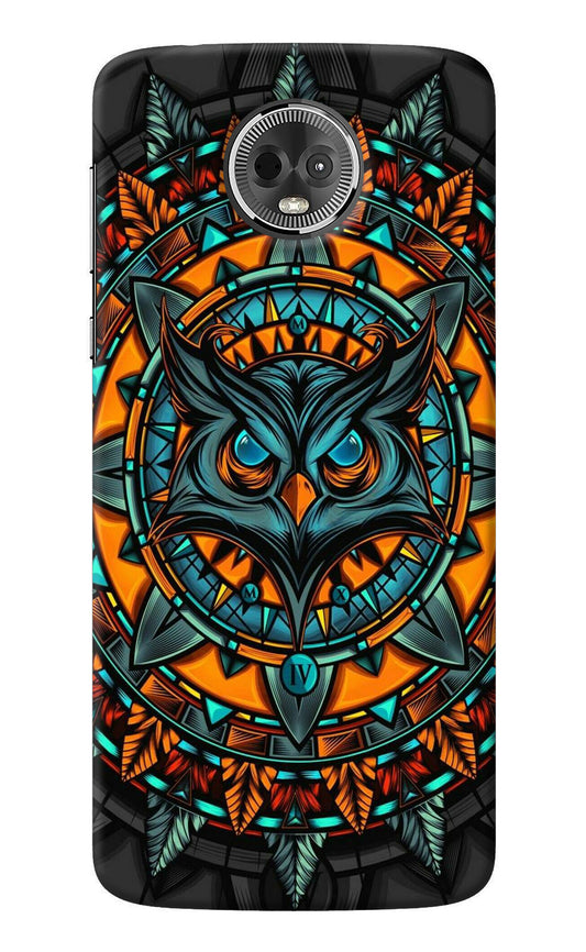 Angry Owl Art Moto E5 Plus Back Cover