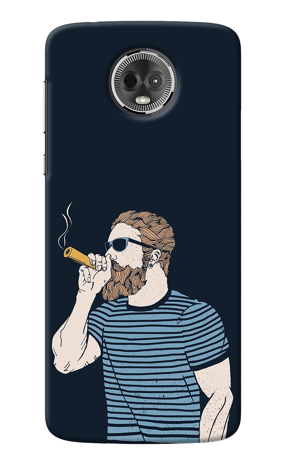 Smoking Moto E5 Plus Back Cover