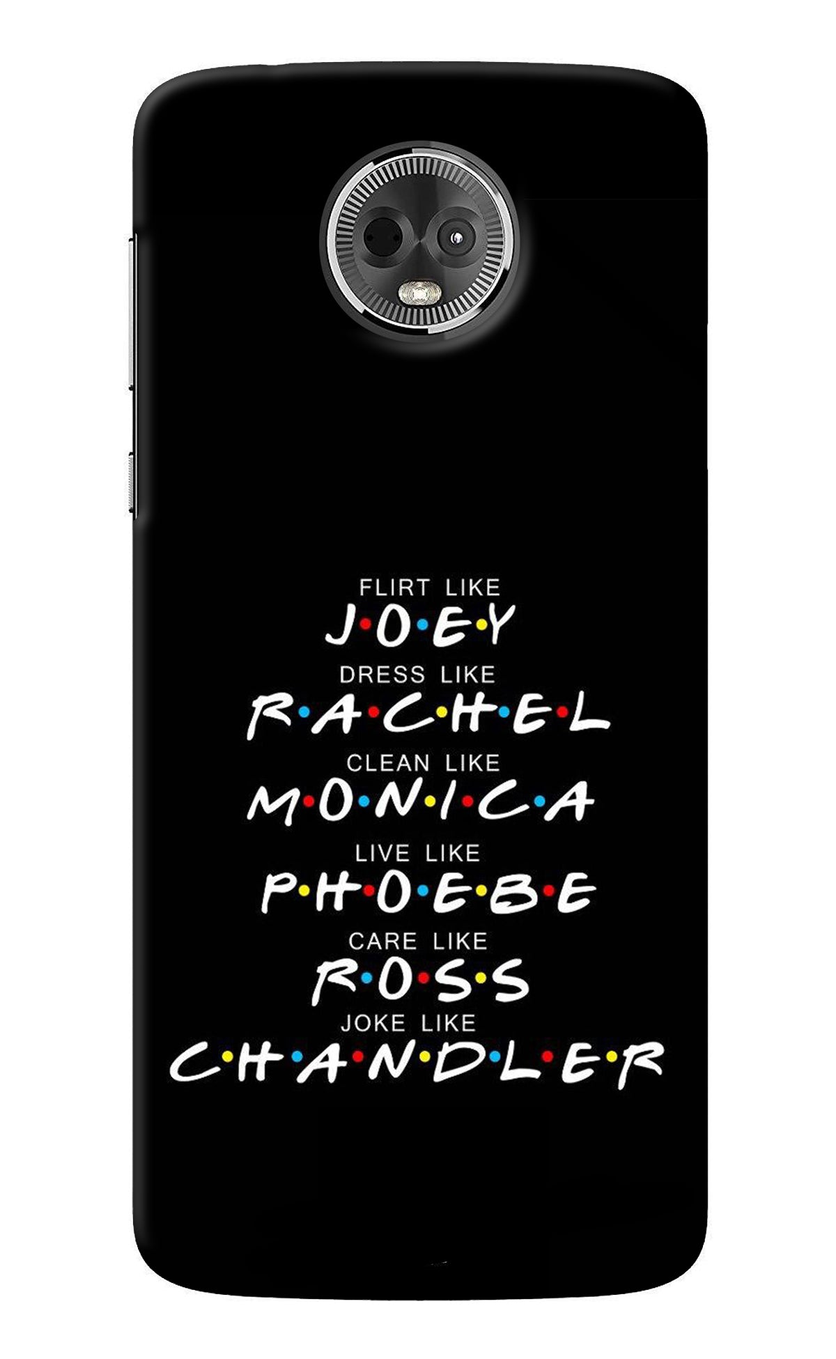 FRIENDS Character Moto E5 Plus Back Cover