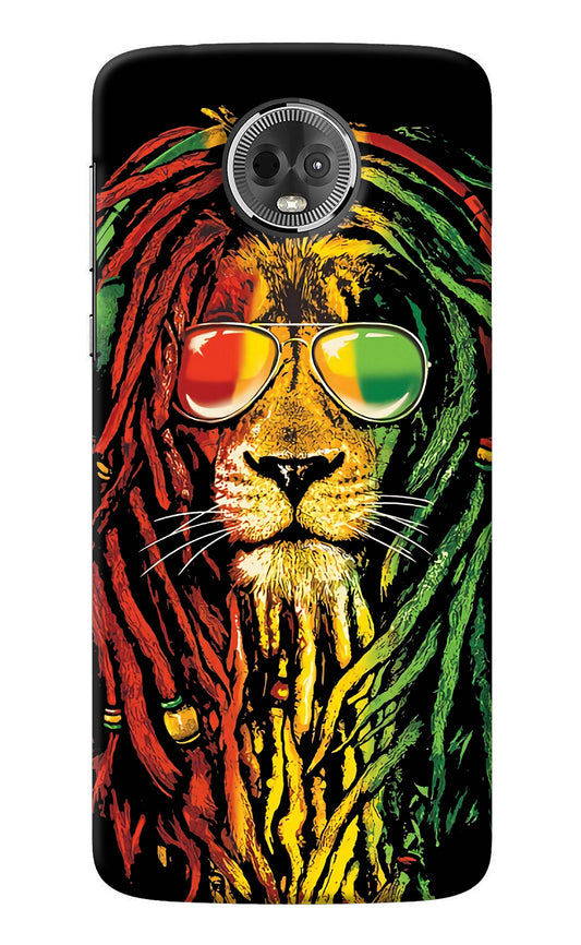 Rasta Lion Moto E5 Plus Back Cover