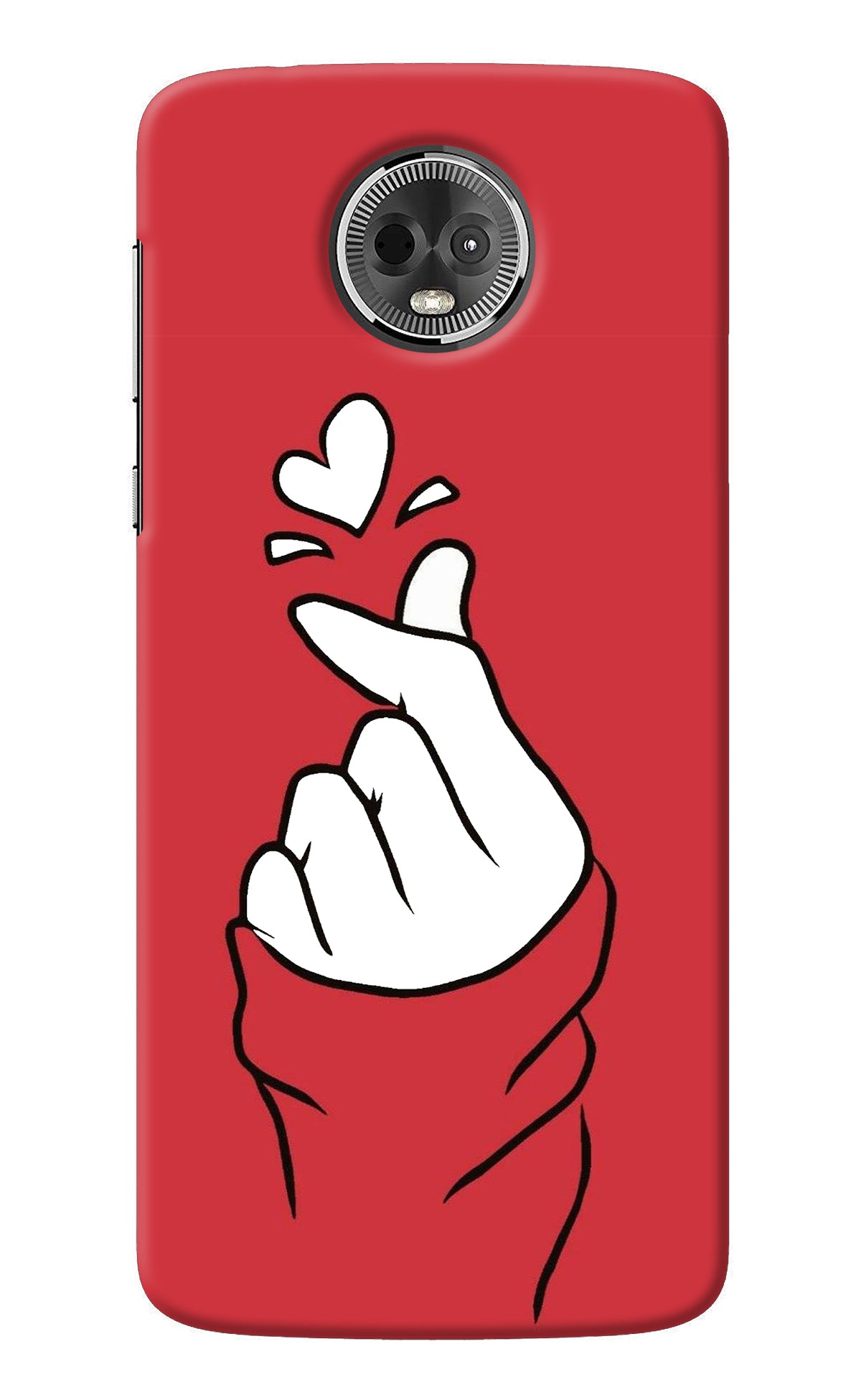 Korean Love Sign Moto E5 Plus Back Cover