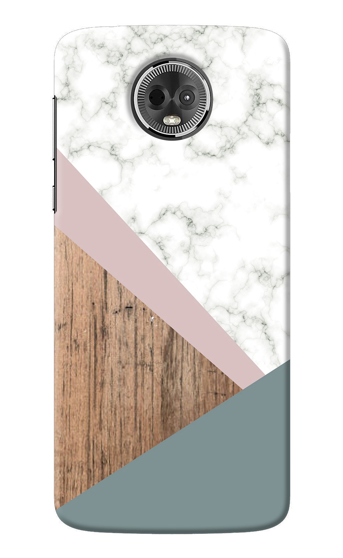 Marble wood Abstract Moto E5 Plus Back Cover