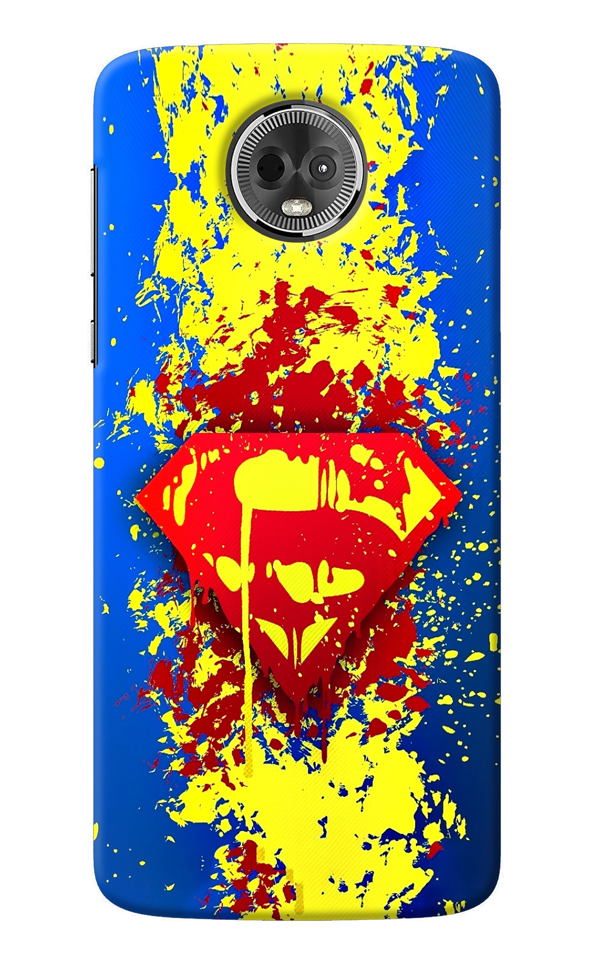 Superman logo Moto E5 Plus Back Cover