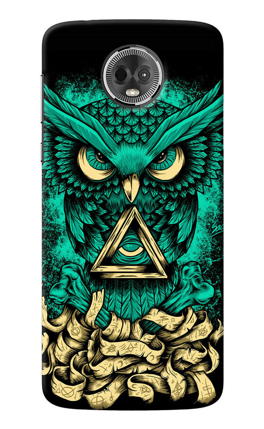 Green Owl Moto E5 Plus Back Cover