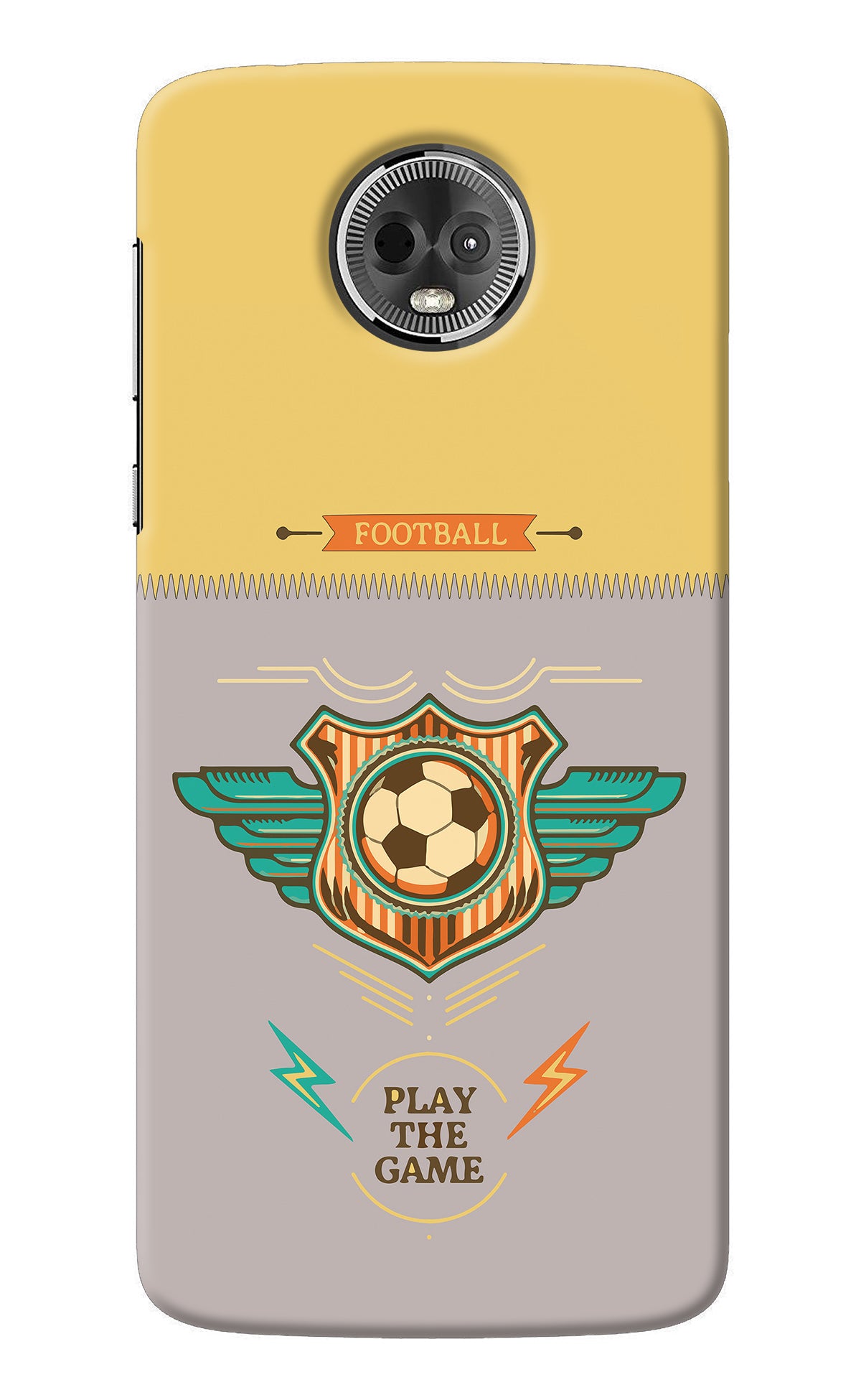 Football Moto E5 Plus Back Cover