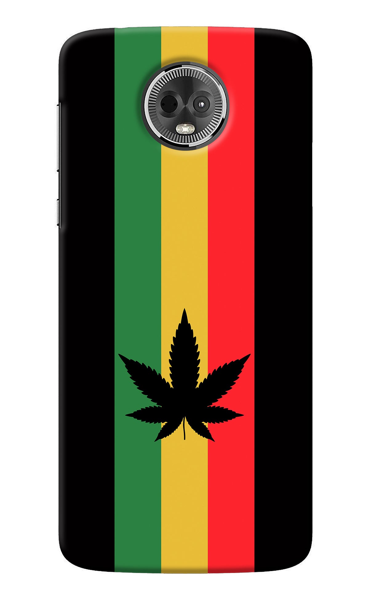 Weed Flag Moto E5 Plus Back Cover