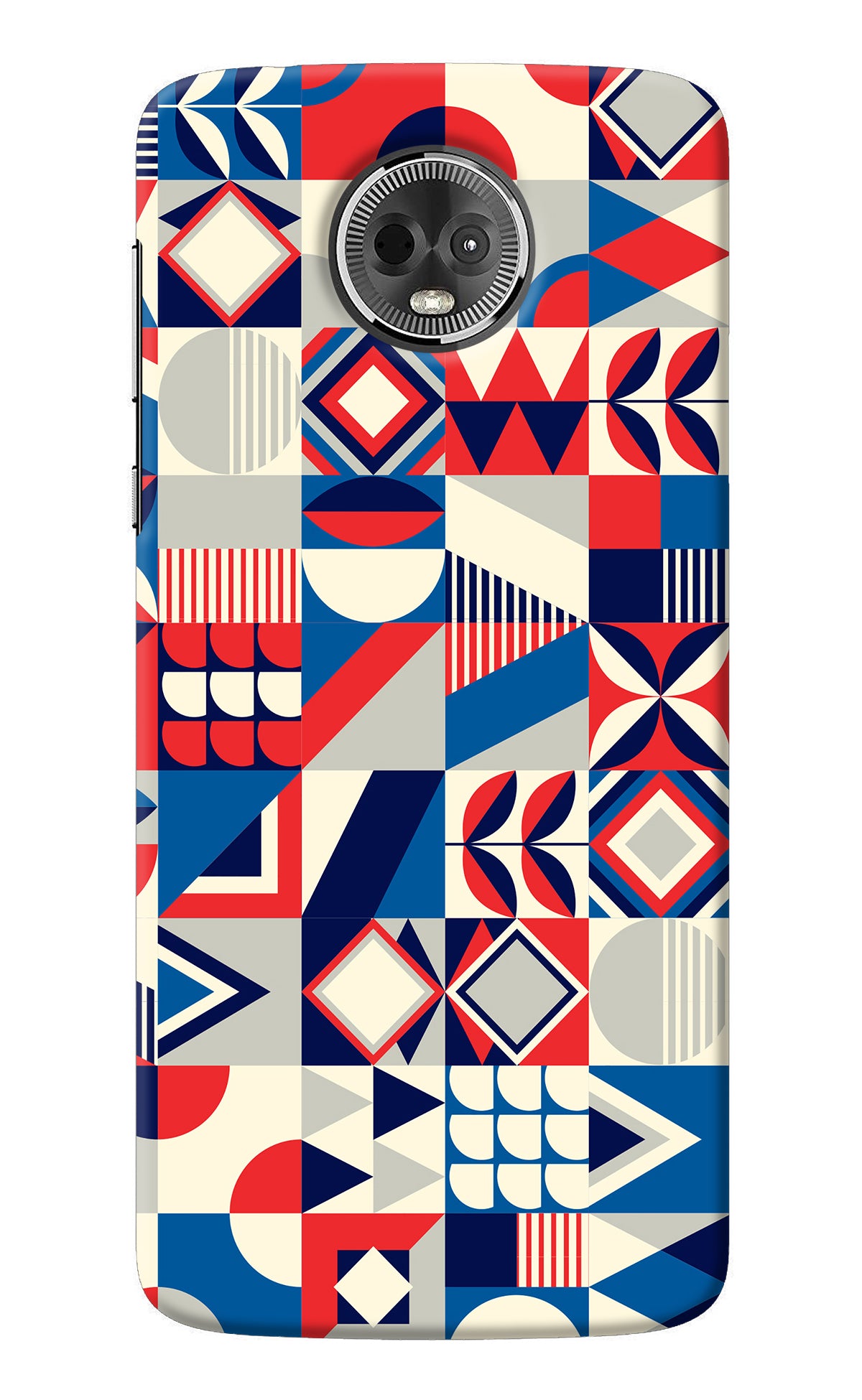 Colorful Pattern Moto E5 Plus Back Cover