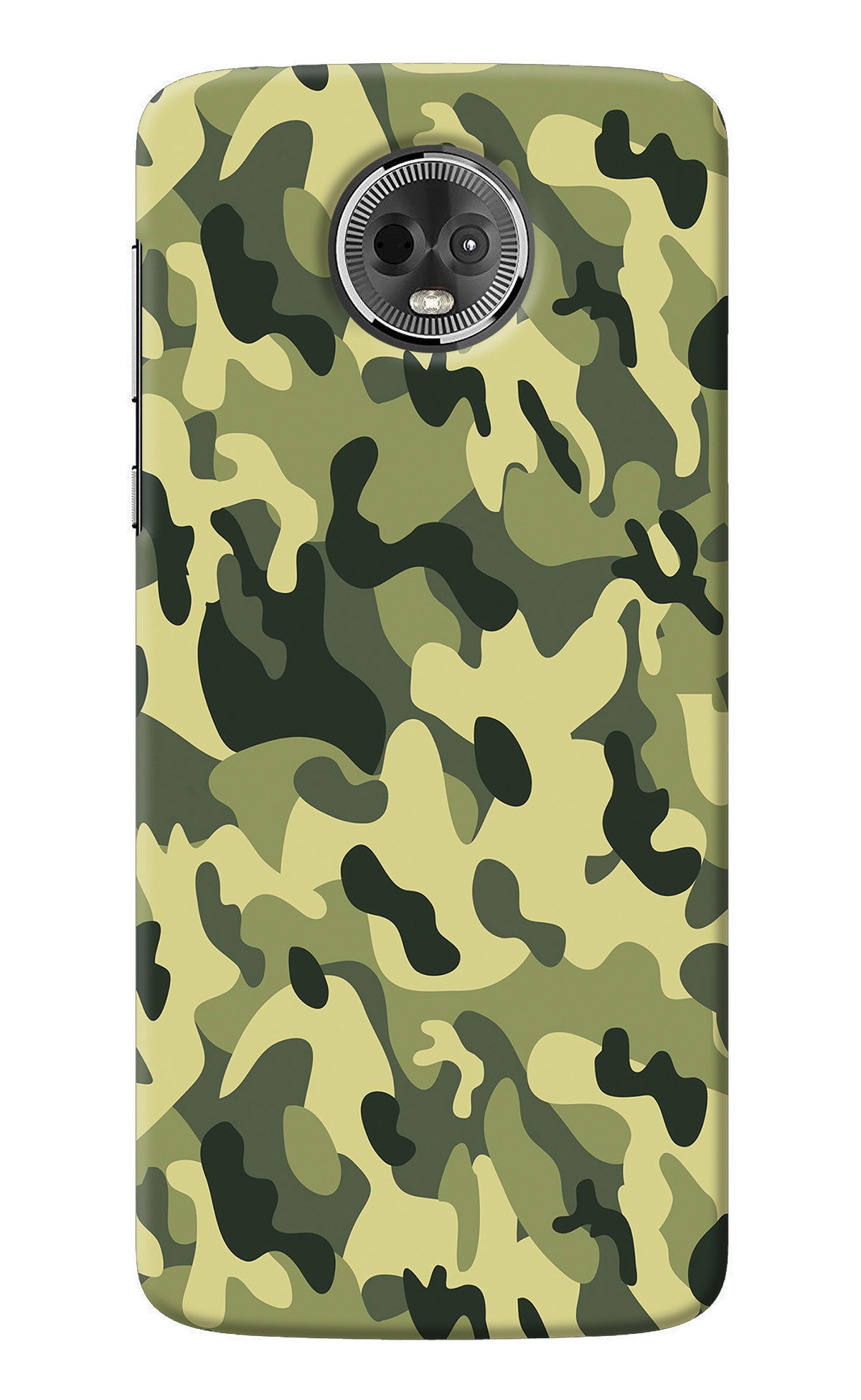 Camouflage Moto E5 Plus Back Cover