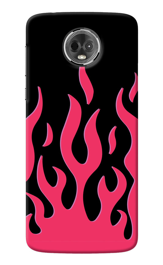 Fire Flames Moto E5 Plus Back Cover