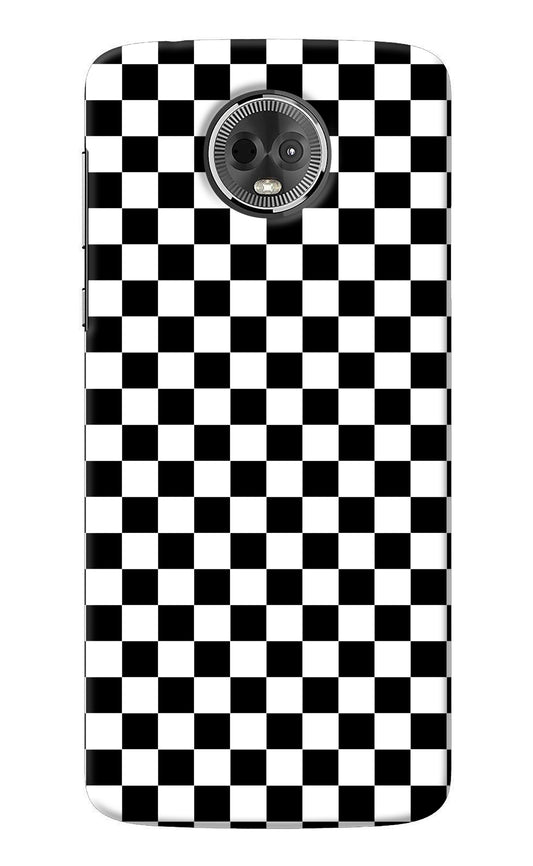 Chess Board Moto E5 Plus Back Cover