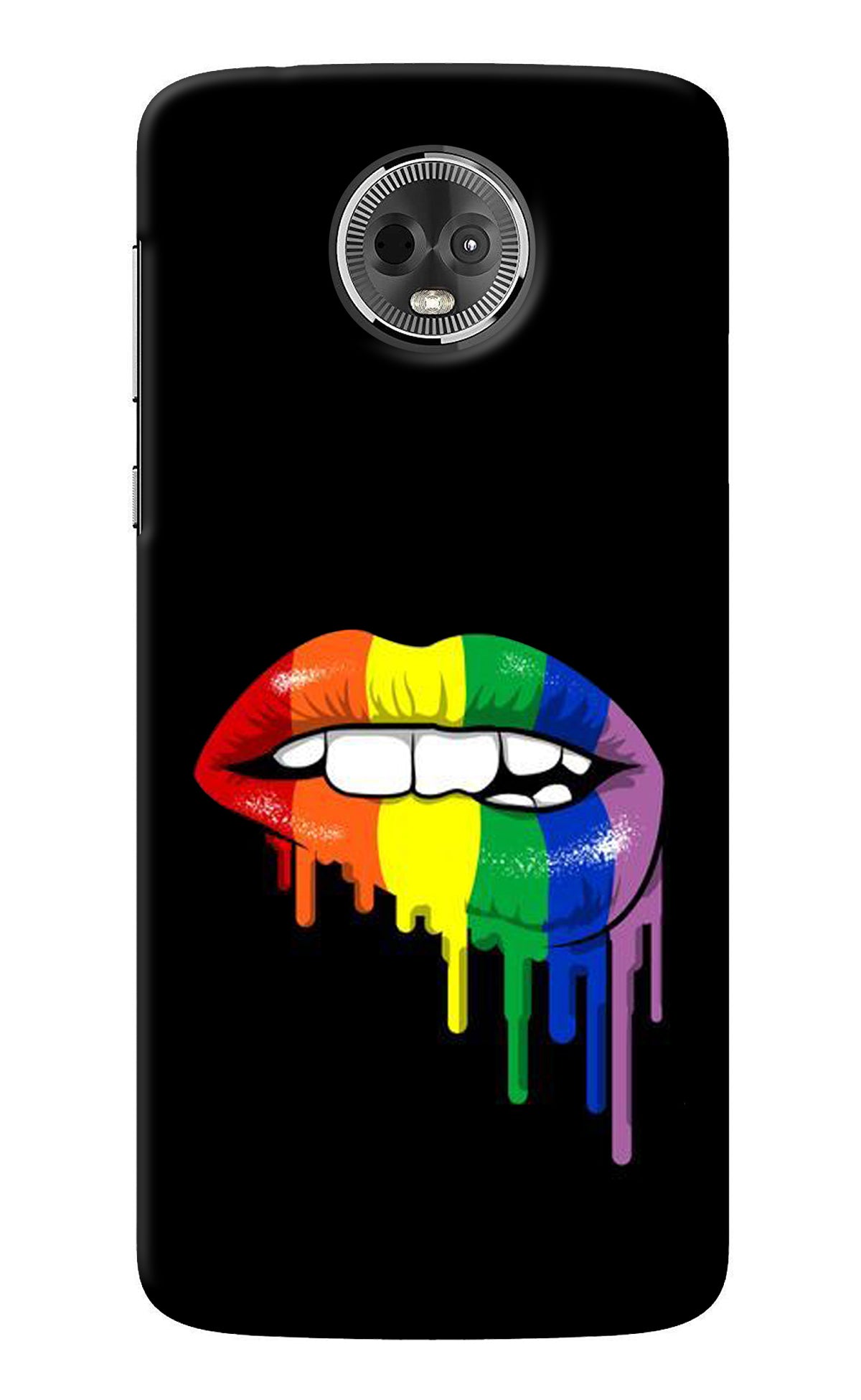 Lips Biting Moto E5 Plus Back Cover