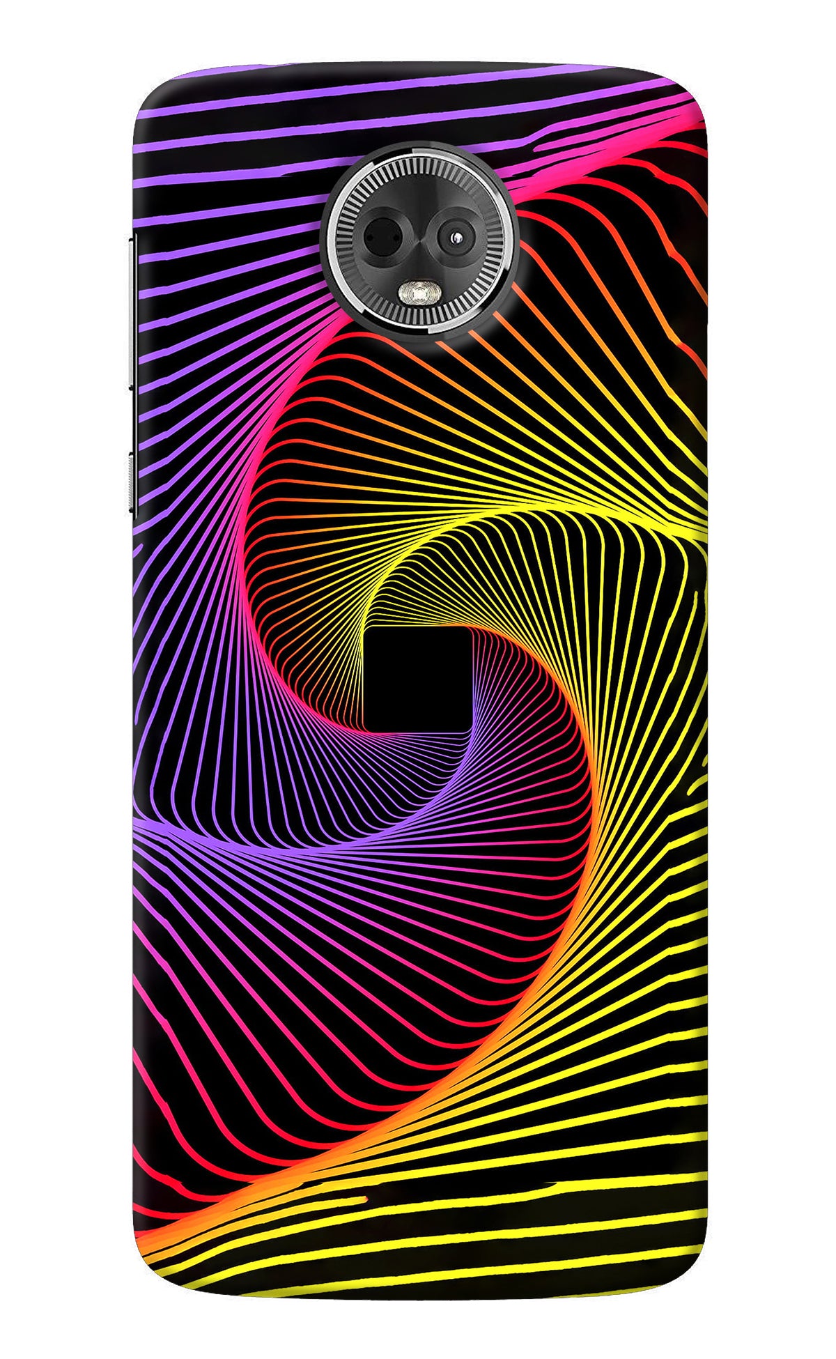 Colorful Strings Moto E5 Plus Back Cover