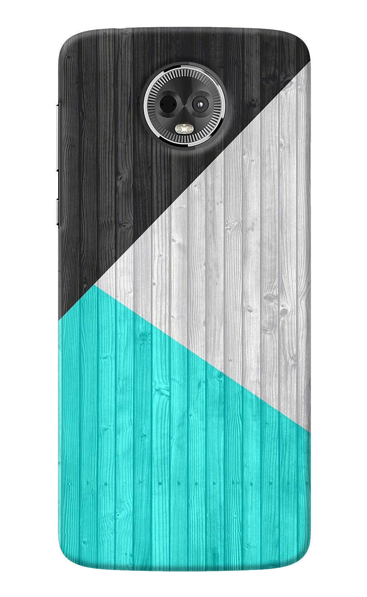 Wooden Abstract Moto E5 Plus Back Cover