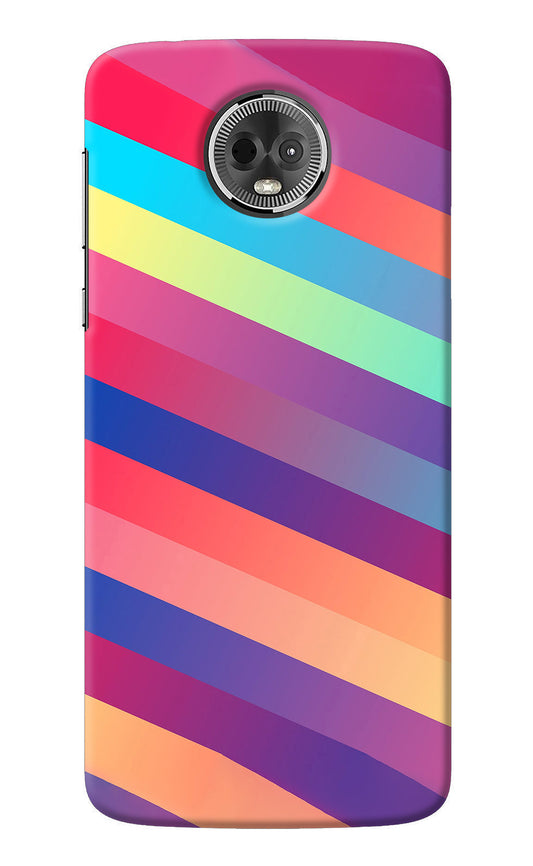 Stripes color Moto E5 Plus Back Cover