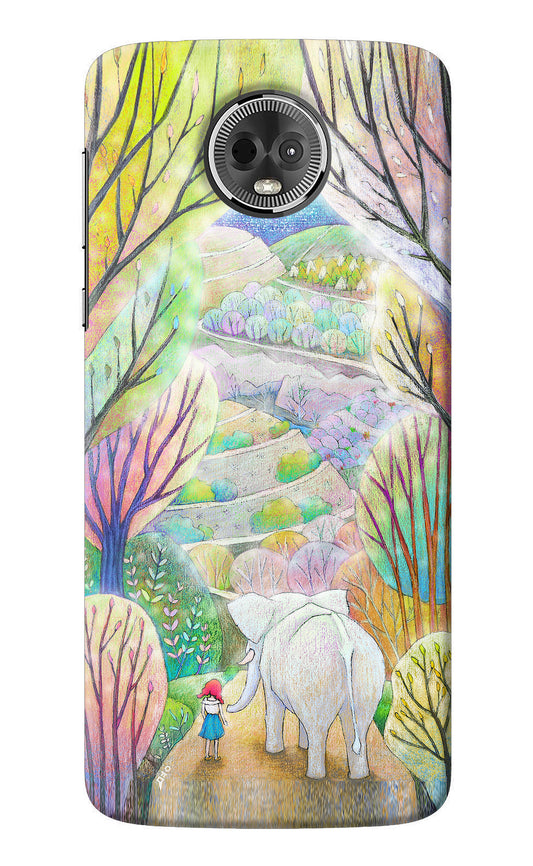 Nature Painting Moto E5 Plus Back Cover