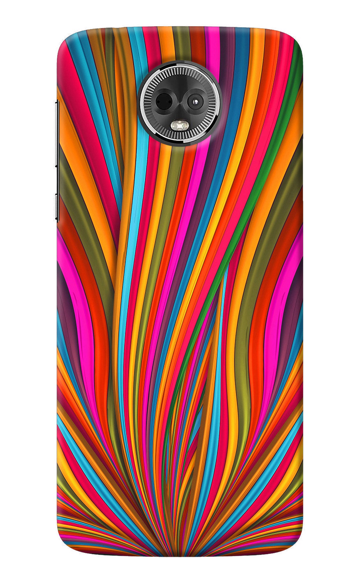 Trippy Wavy Moto E5 Plus Back Cover