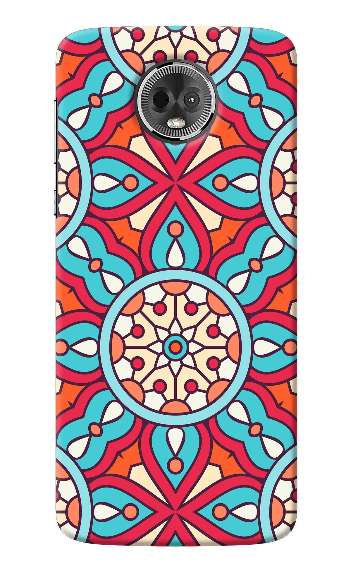 Mandala Geometric Moto E5 Plus Back Cover