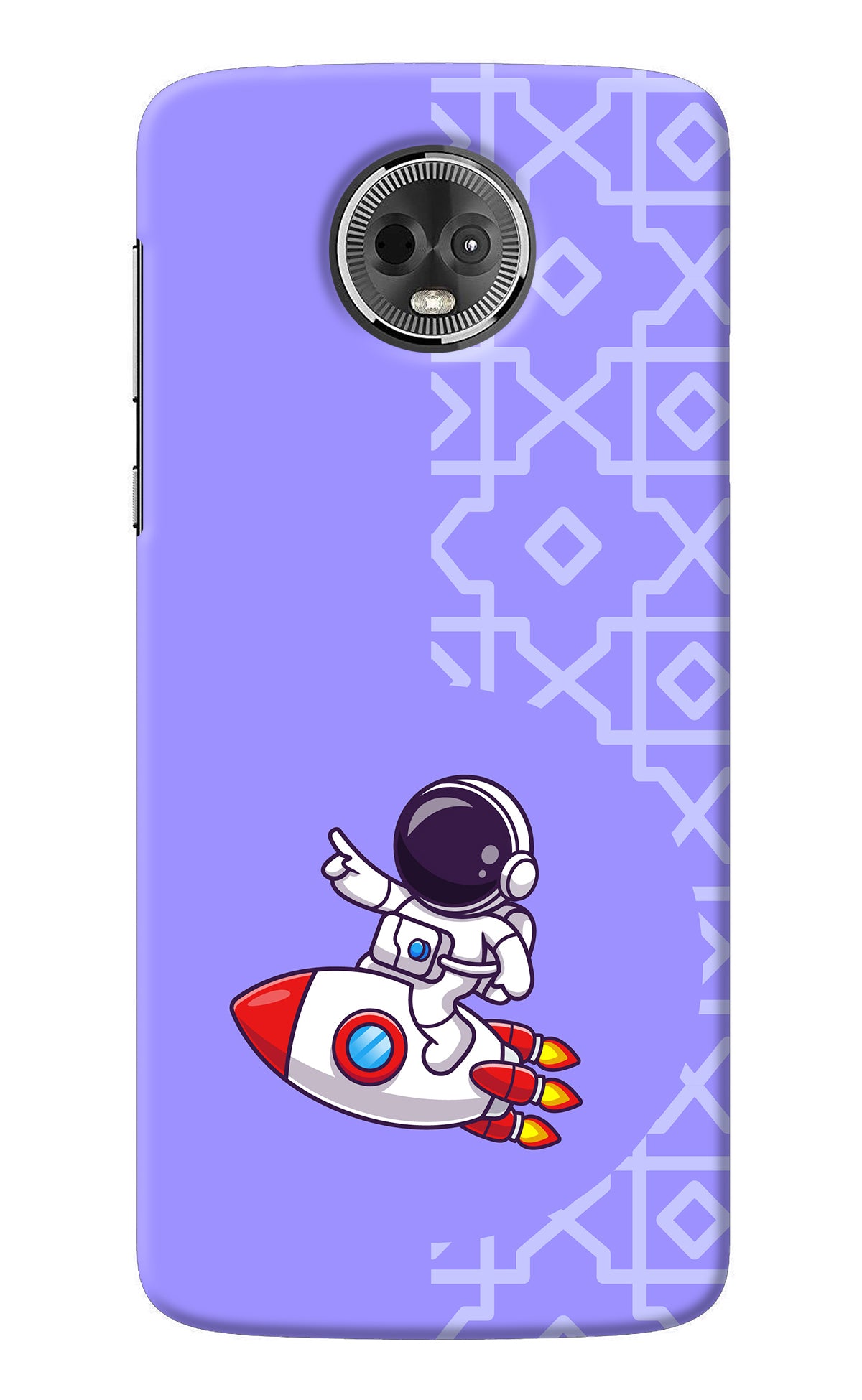 Cute Astronaut Moto E5 Plus Back Cover