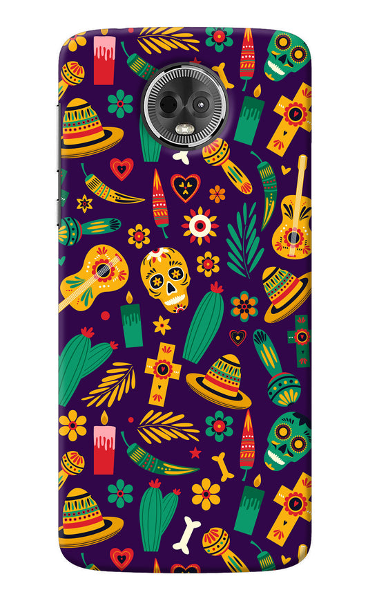 Mexican Artwork Moto E5 Plus Back Cover