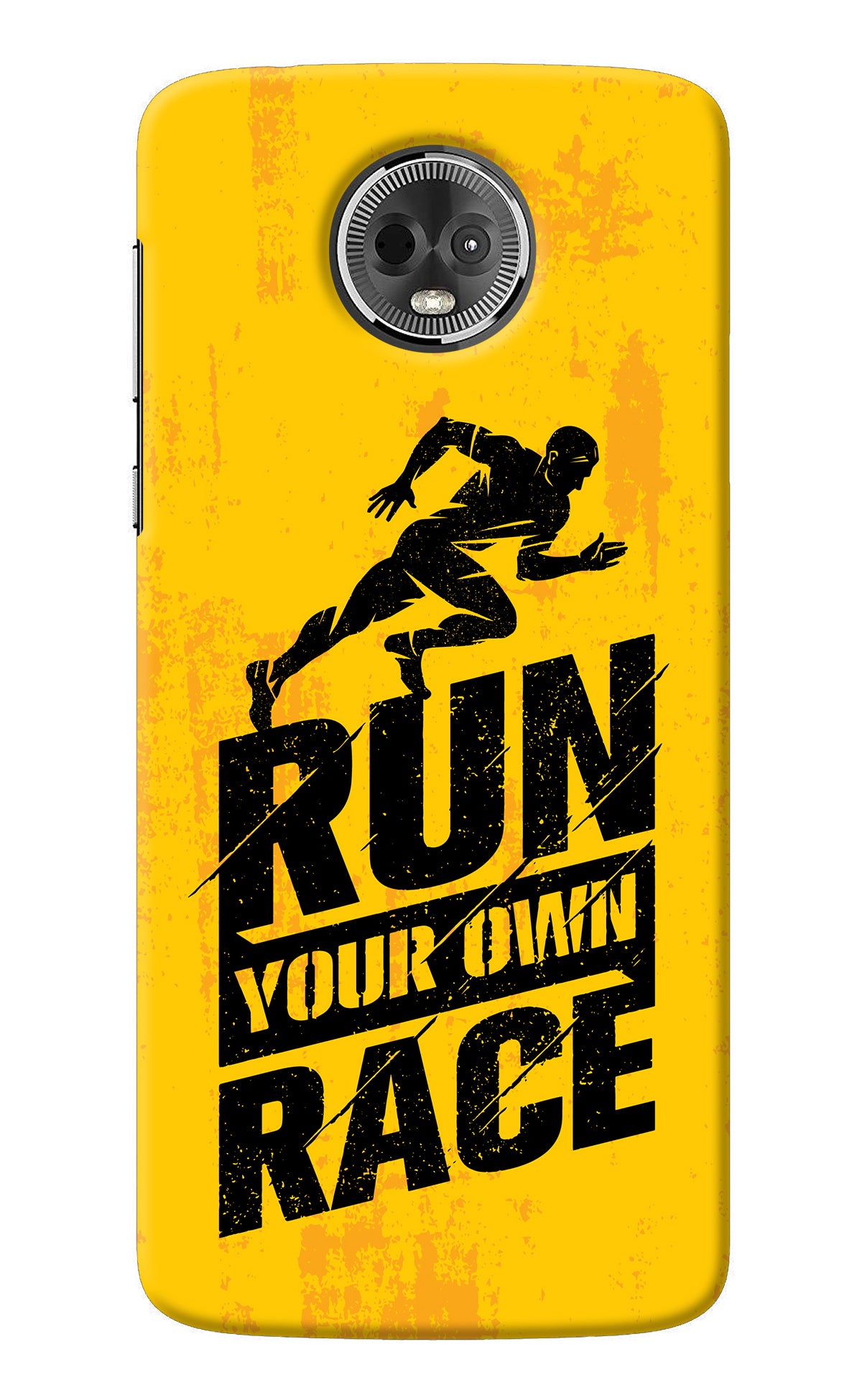 Run Your Own Race Moto E5 Plus Back Cover