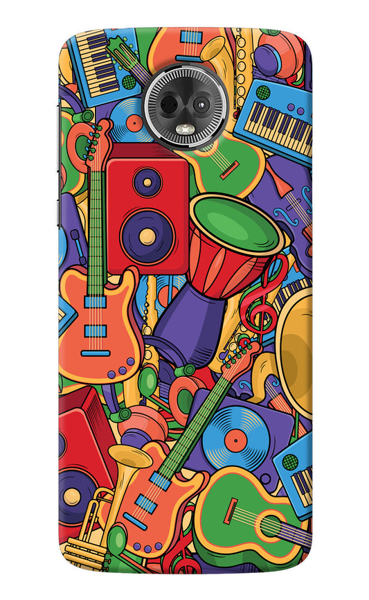 Music Instrument Doodle Moto E5 Plus Back Cover