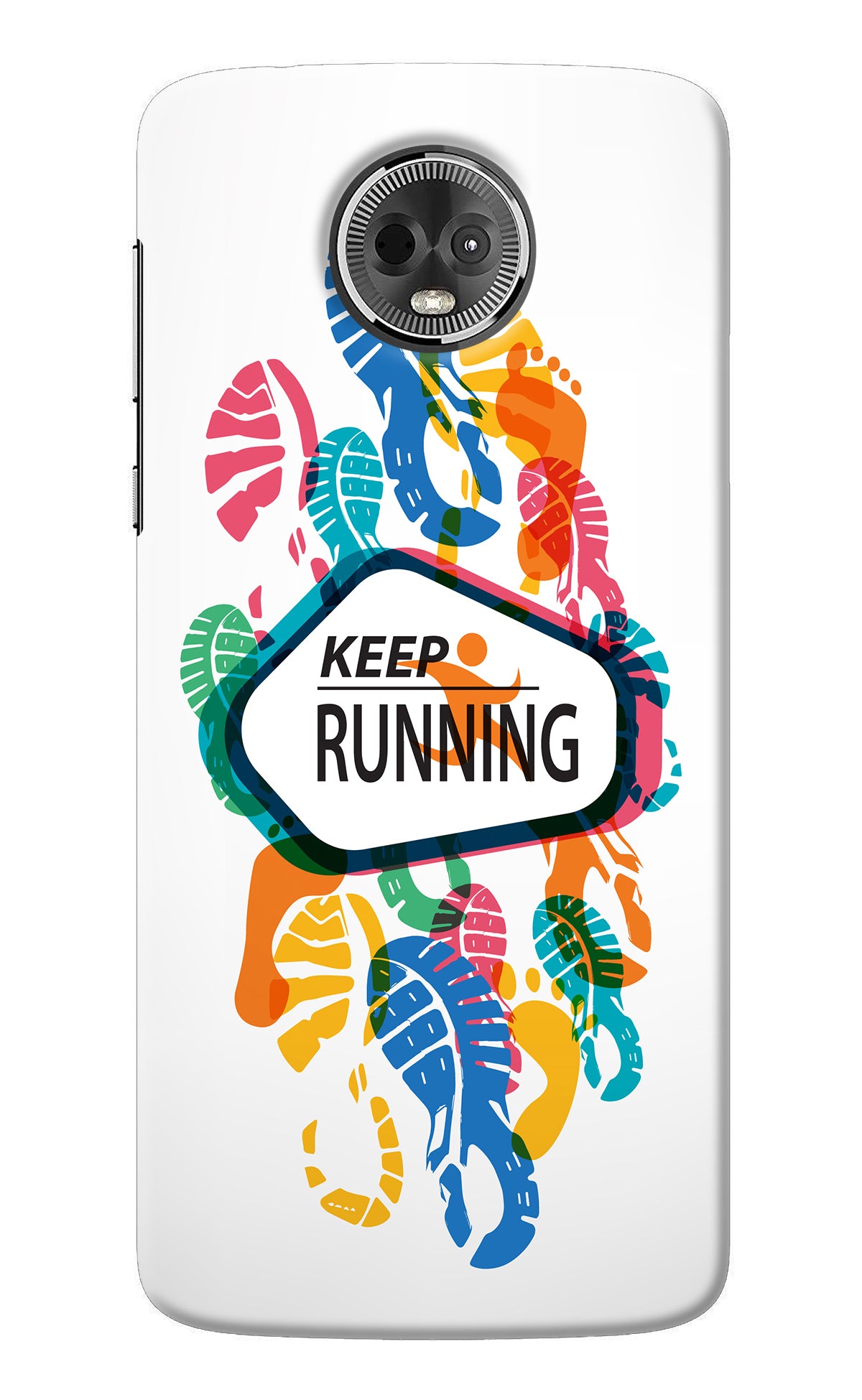 Keep Running Moto E5 Plus Back Cover