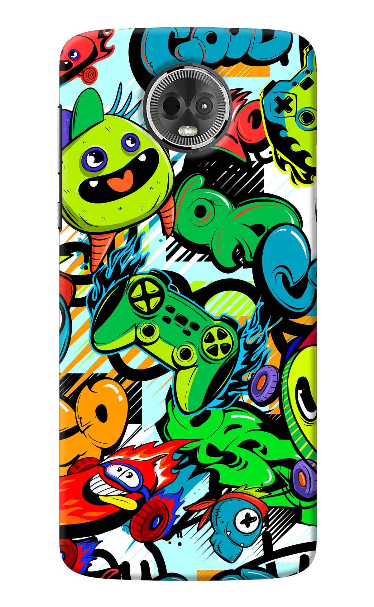 Game Doodle Moto E5 Plus Back Cover