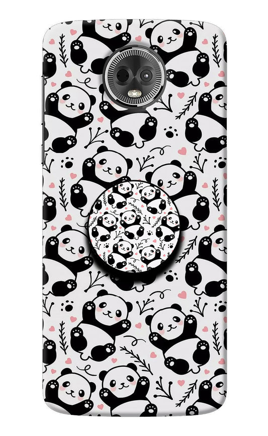 Cute Panda Moto E5 Plus Pop Case