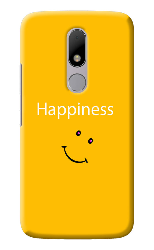 Happiness With Smiley Moto M Back Cover