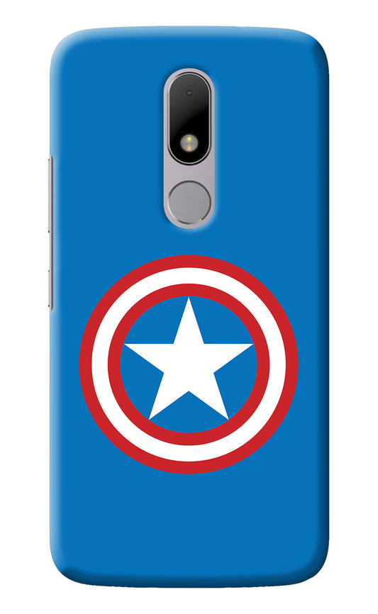 Captain America Logo Moto M Back Cover