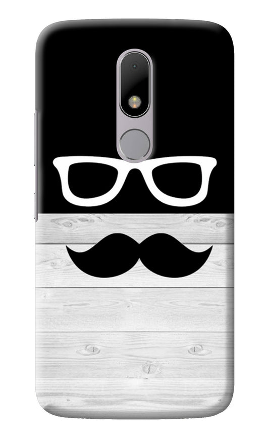 Mustache Moto M Back Cover