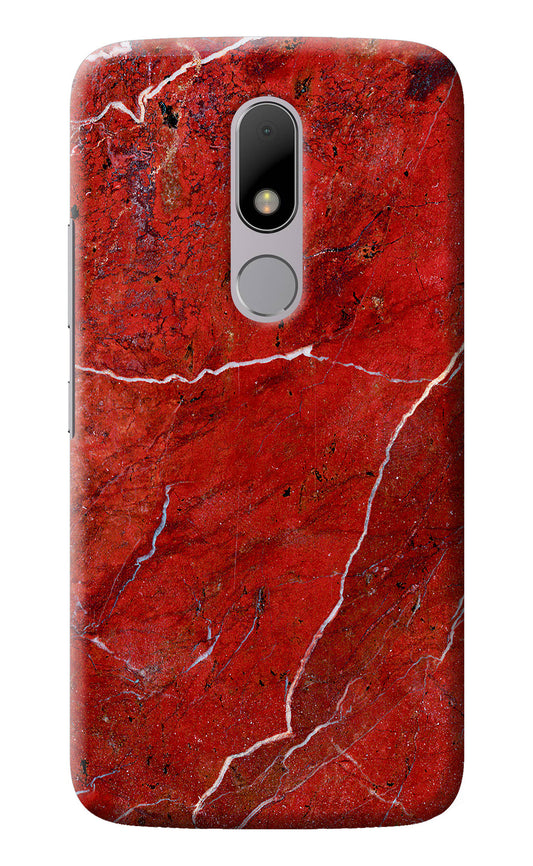 Red Marble Design Moto M Back Cover