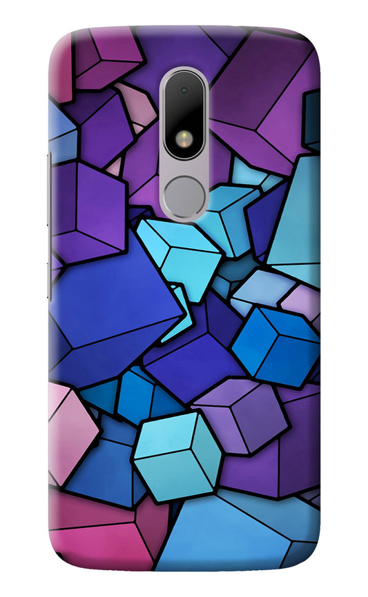 Cubic Abstract Moto M Back Cover