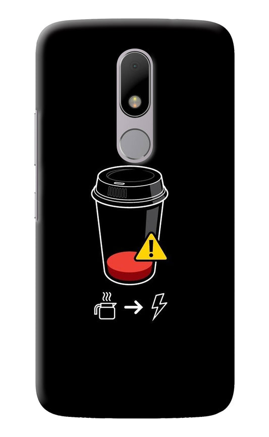 Coffee Moto M Back Cover