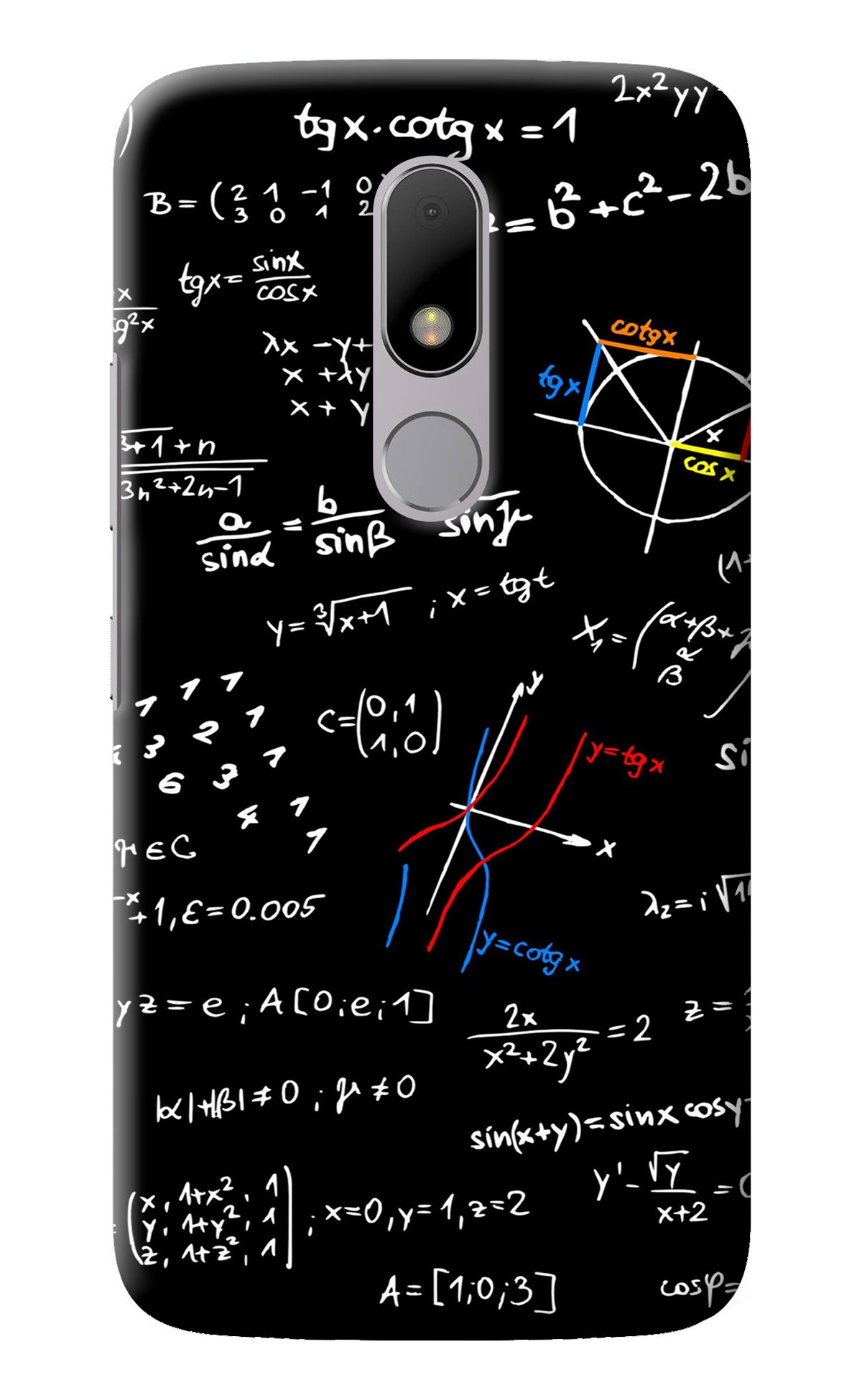 Mathematics Formula Moto M Back Cover