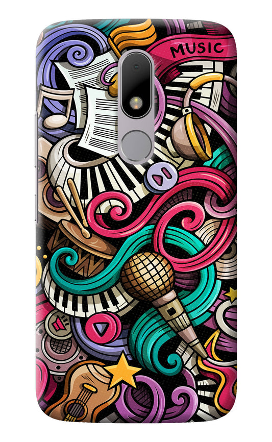 Music Abstract Moto M Back Cover
