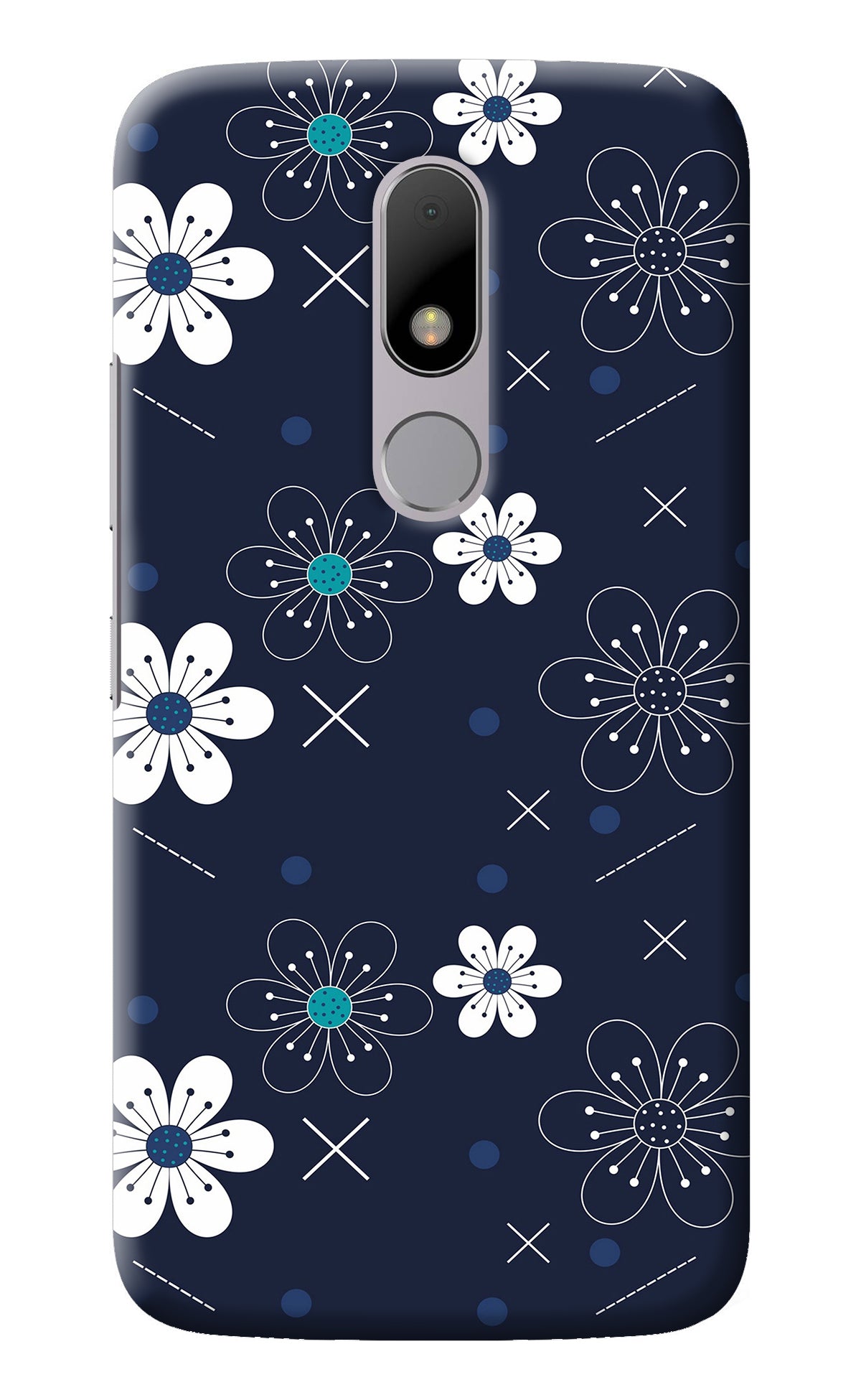 Flowers Moto M Back Cover