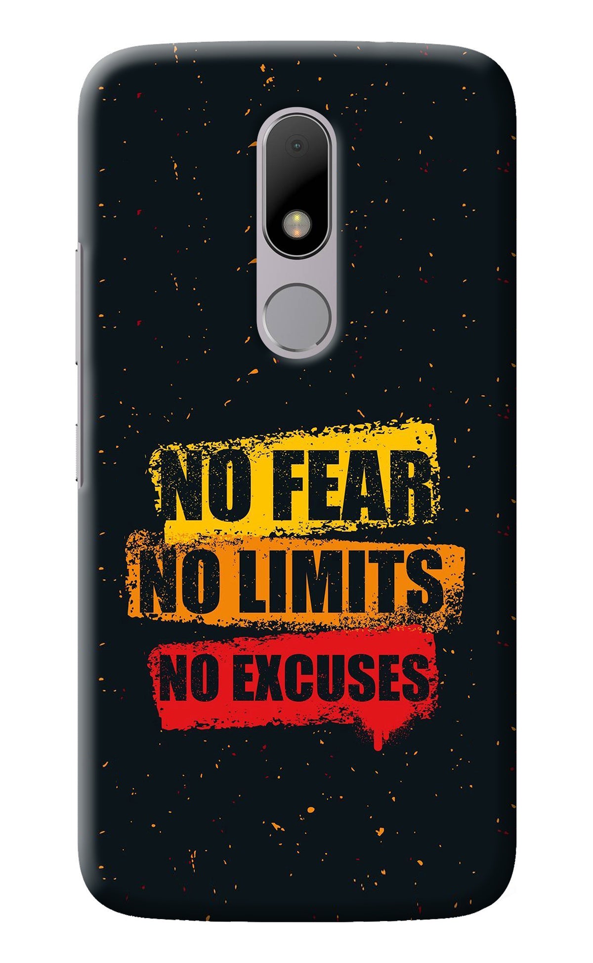 No Fear No Limits No Excuse Moto M Back Cover