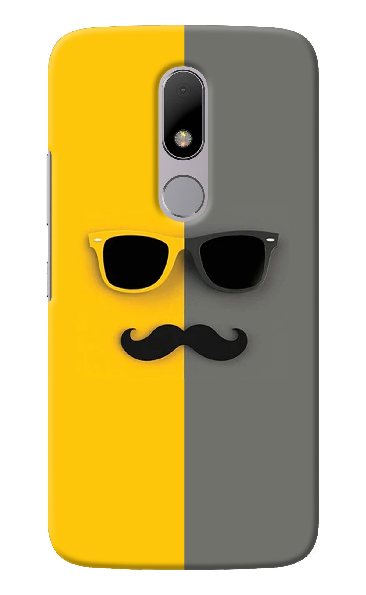 Sunglasses with Mustache Moto M Back Cover