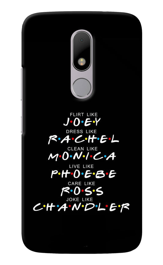 FRIENDS Character Moto M Back Cover