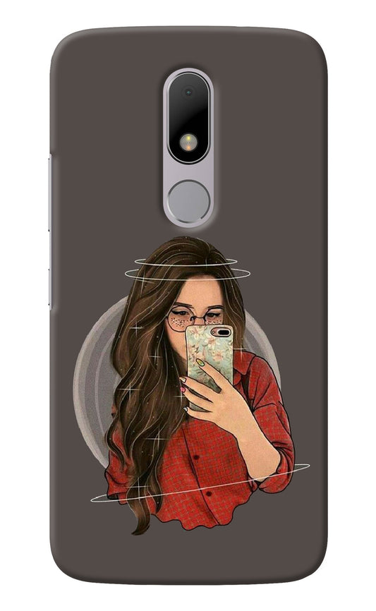 Selfie Queen Moto M Back Cover