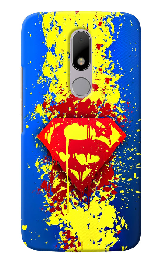 Superman logo Moto M Back Cover