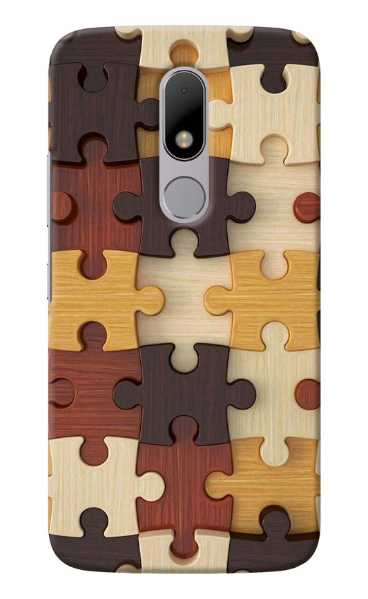 Wooden Puzzle Moto M Back Cover